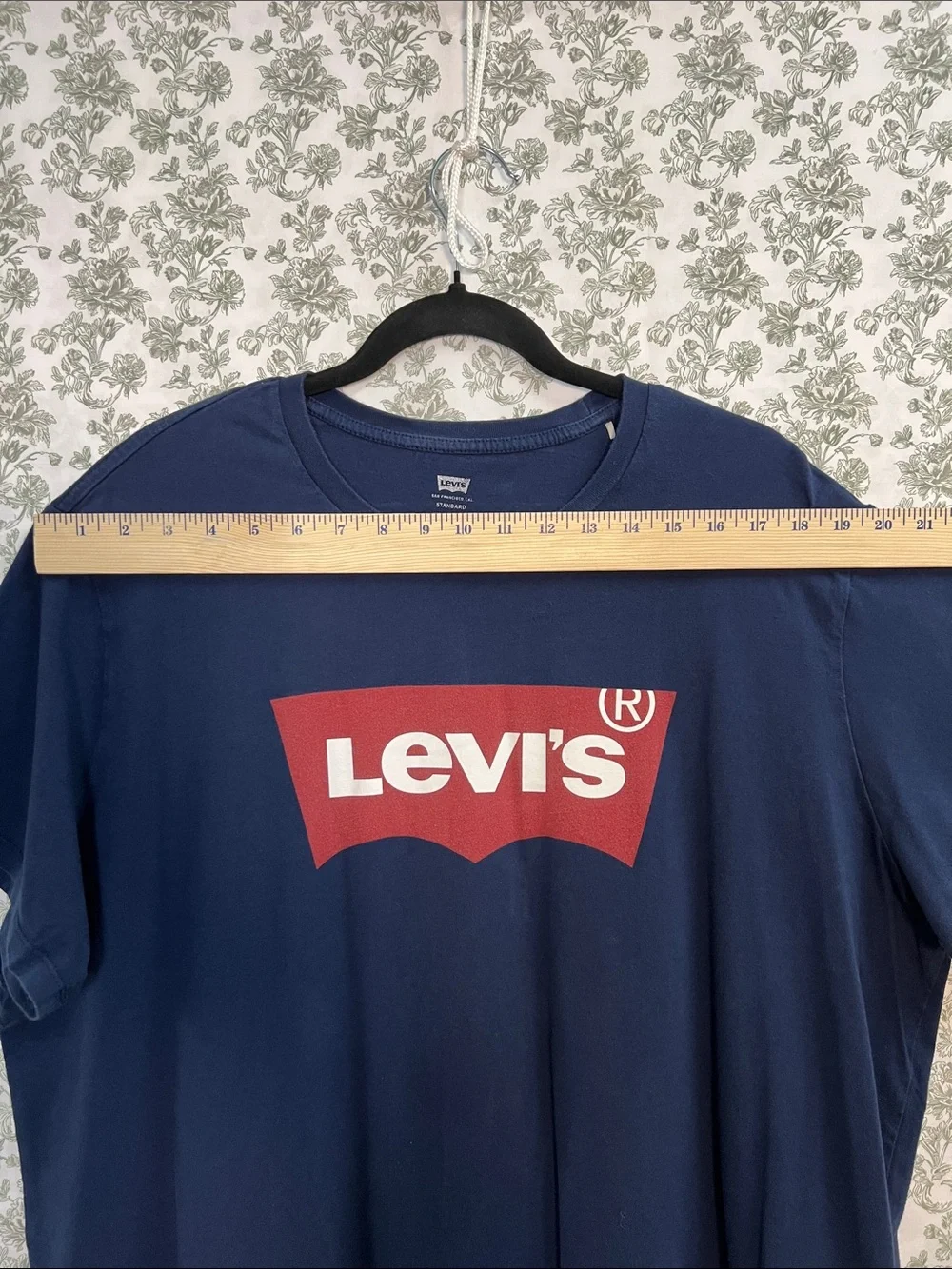 Levi's Navy Short Sleeve Logo Tee